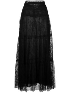 кружевная юбка макси Valentino