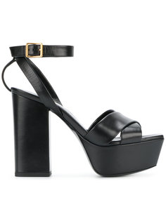 босоножки на высокой платформе Saint Laurent
