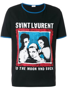 футболка To The Moon and Back Ringer Saint Laurent