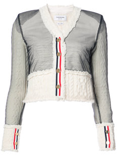 кардиган с V-образным вырезом Thom Browne