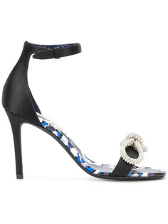 gemstone bow front sandals Emilio Pucci