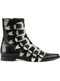 buckled fitted boots Dsquared2