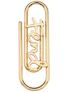 брелок для ключей в виде скрепки с логотипом Fendi