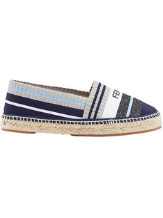 striped espadrilles Fendi