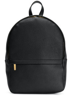 Small Unstructured Backpack In Tumbled Calf Leather Thom Browne