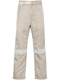 брюки MA-1 с поясом и контрастными полосами Sacai