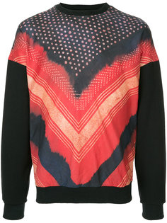 Shibori printed sweatshirt Yoshiokubo
