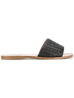 плетеные сандалии  Bottega Veneta