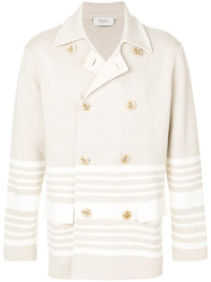 пальто с горизонтальными полосками Pringle Of Scotland