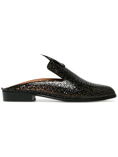 Patent Leather Asier Backless Loafers Robert Clergerie