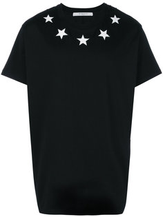 футболка с нашивками-звездами Columbian Givenchy