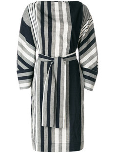 полосатое платье с поясом в стиле оверсайз Vivienne Westwood Anglomania