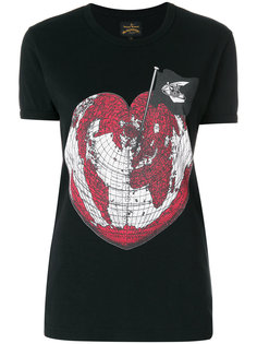 футболка с принтом сердца Vivienne Westwood Anglomania