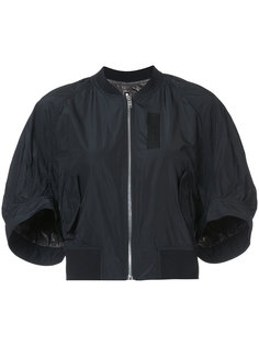 cropped zip-up bomber jacket Kuho