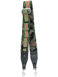 camouflage quote strap Valentino