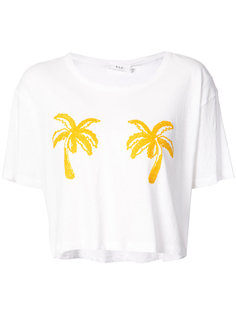 футболка с декором в форме пальм A.L.C.