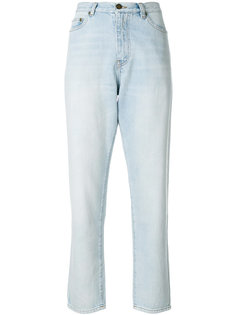 мешковатые джинсы с завышенной талией  Saint Laurent