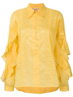 блузка с оборками на рукавах  Nº21