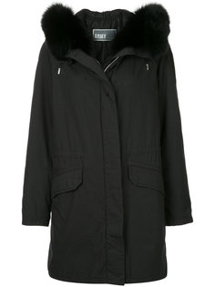light hooded parka Army Yves Salomon
