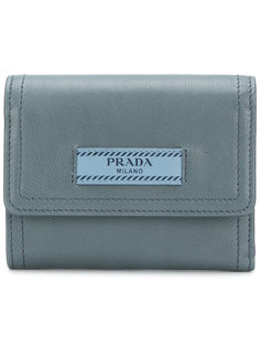 кошелек с нашивкой логотипа Prada