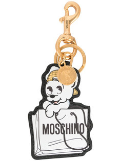 брелок для ключей в виде собаки Moschino