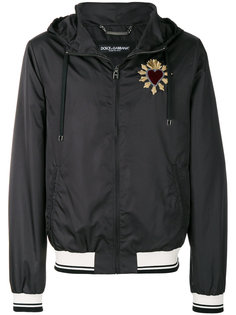 куртка с капюшоном и аппликацией Sacred Heart Dolce & Gabbana