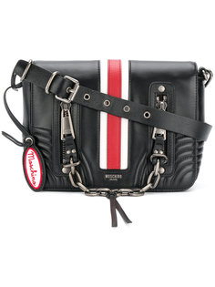 web striped shoulder bag Moschino