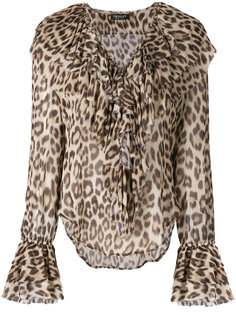 блузка с леопардовым принтом Twin-Set