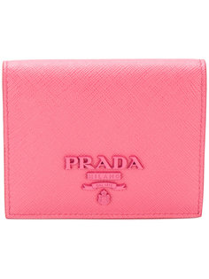 классический кошелек с логотипом Prada