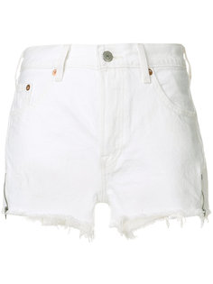 джинсовые шорты с бахромой Levis