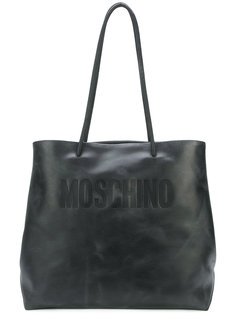 сумка-тоут с тиснением логотипа Moschino
