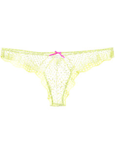 кружевные стринги Fleur Du Mal
