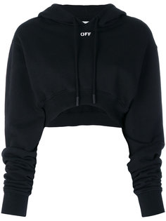 укороченная толстовка с капюшоном Off-White