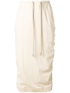 юбка с кулиской Rick Owens DRKSHDW