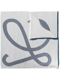 шарф с необработанными краями Loewe