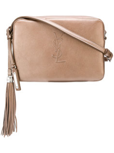 embossed logo shoulder bag Saint Laurent