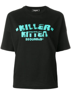 футболка Killer Kitten Dsquared2