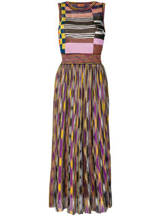 длинное платье в полоску Missoni