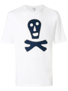 футболка с принтом черепа Loewe