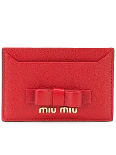 визитница с бантом Miu Miu