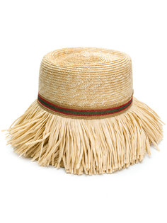 fringed woven hat Ermanno Scervino