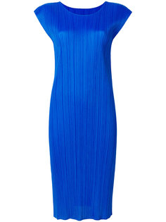 приталенное платье-миди Pleats Please By Issey Miyake