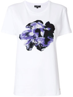 футболка с принтом цветка Salvatore Ferragamo
