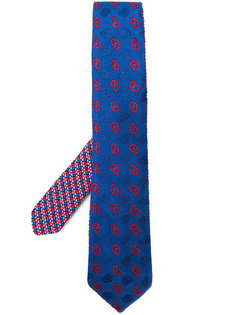 галстук с вышивкой пейсли  Etro