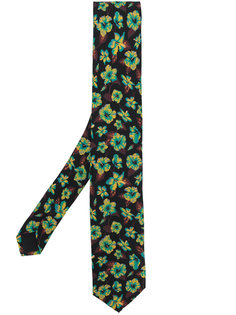 галстук с цветочным принтом  Prada