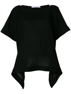 футболка с драпировкой  Givenchy