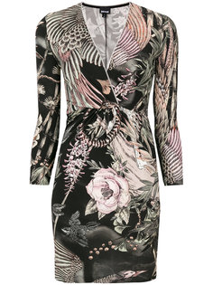 облегающее платье с V-образным вырезом Just Cavalli