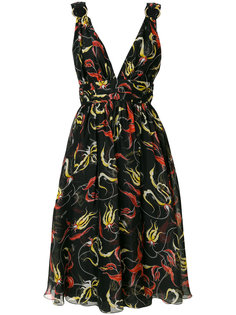 платье с V-образным вырезом Fausto Puglisi