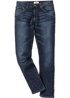 Джинсы-стретч Slim Fit Tapered, cредний рост (N) (темно-синий) Bonprix