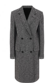 Шерстяное двубортное пальто Helmut Lang